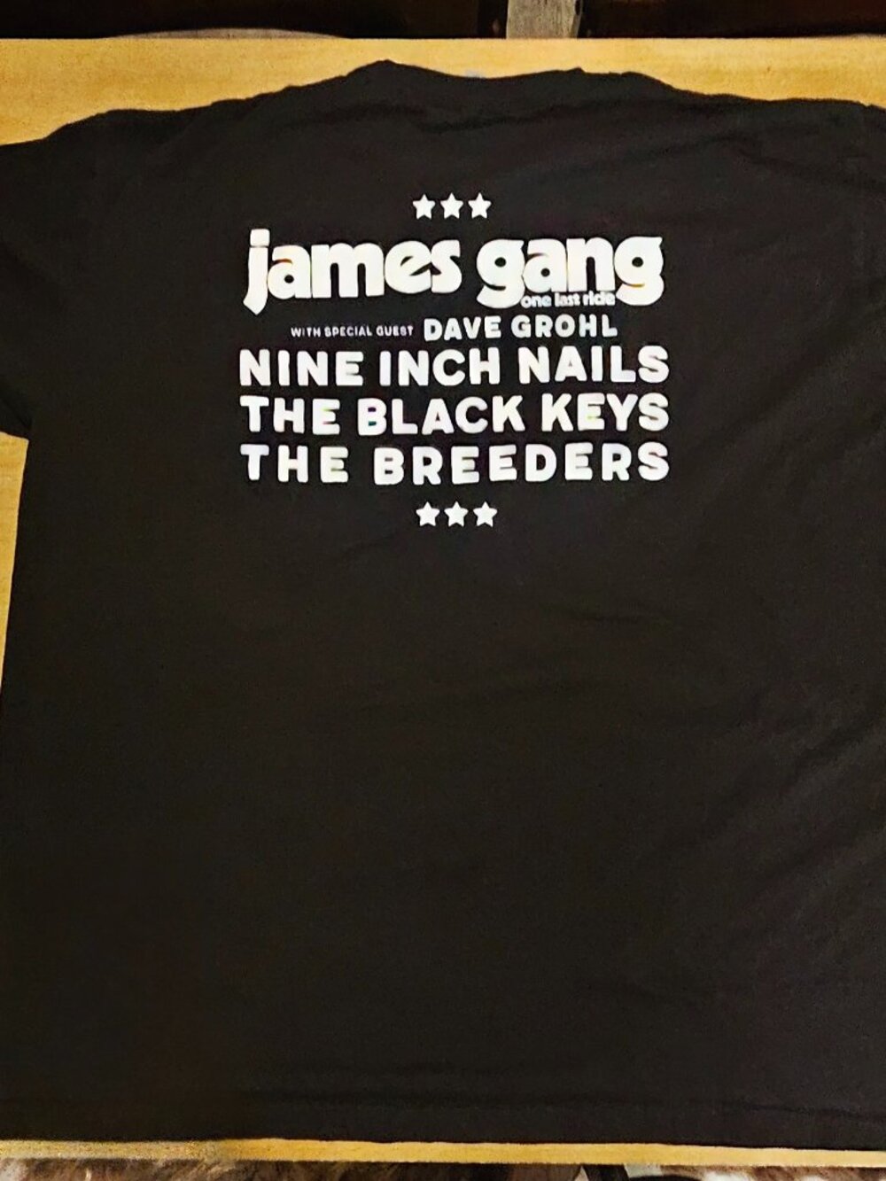 VetsAid 2022 James Gang One Last Ride Concert T 3XL Dave Grohl NIN Black Keys
